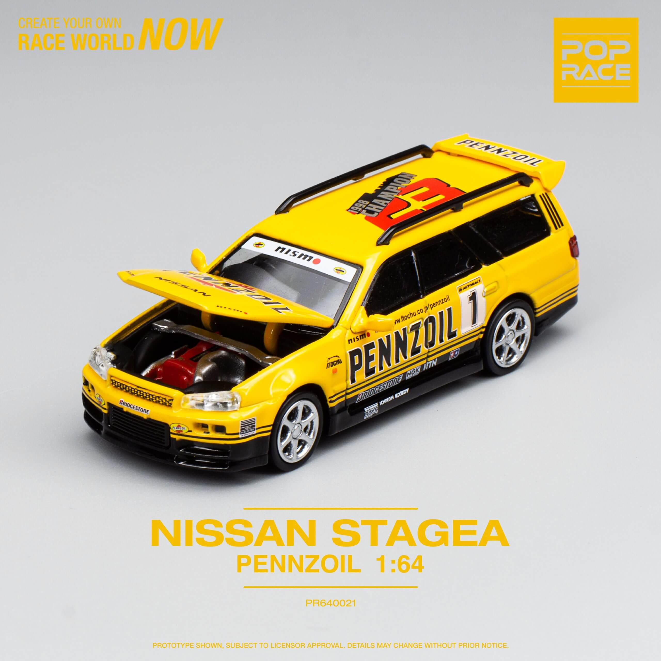 Pop Race - Nissan Stagea R34 - Pennzoil – Top Collectibles