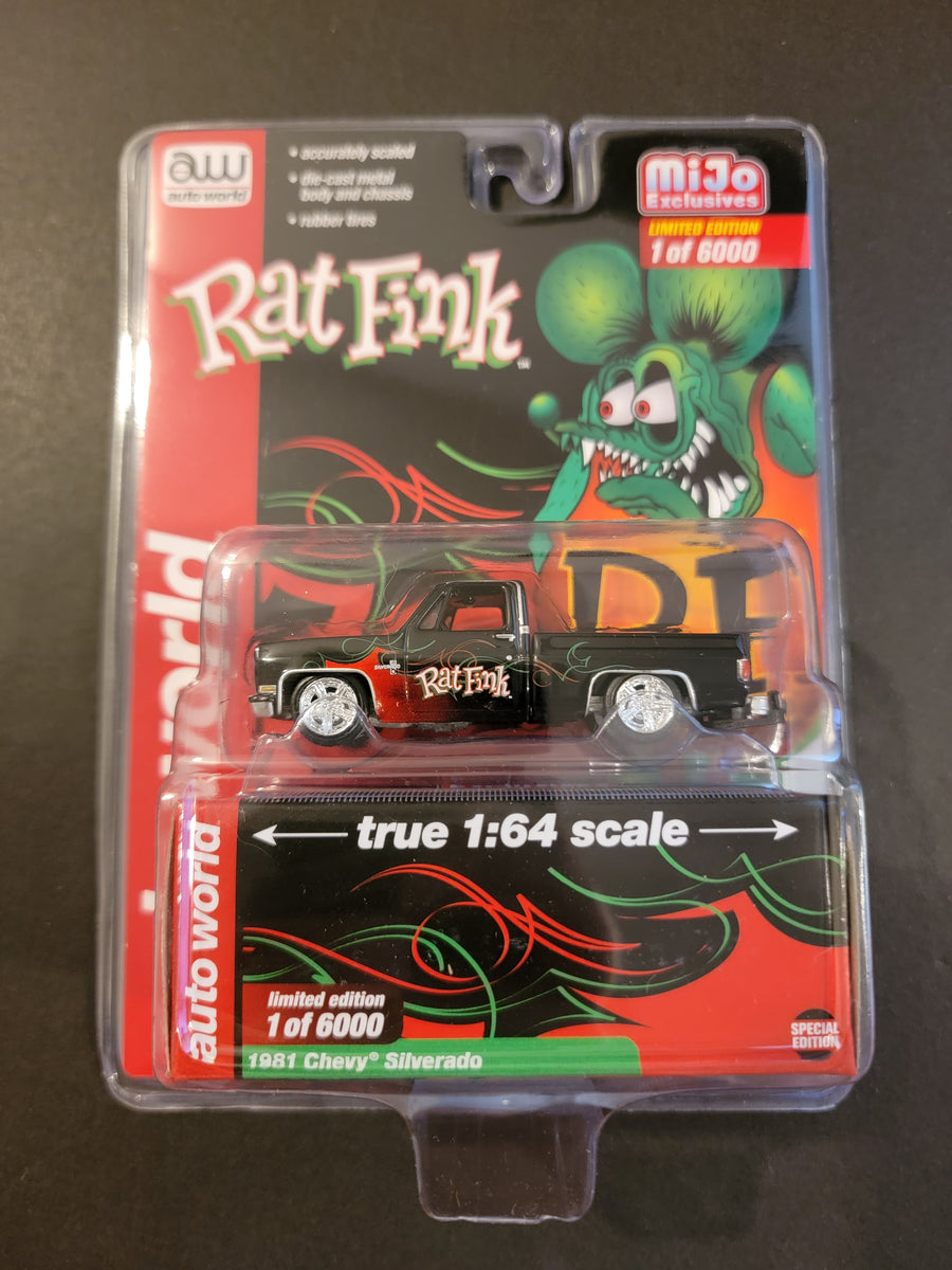 Auto World - 1981 Chevy Silverado - 2022 Rat Fink Series – Top