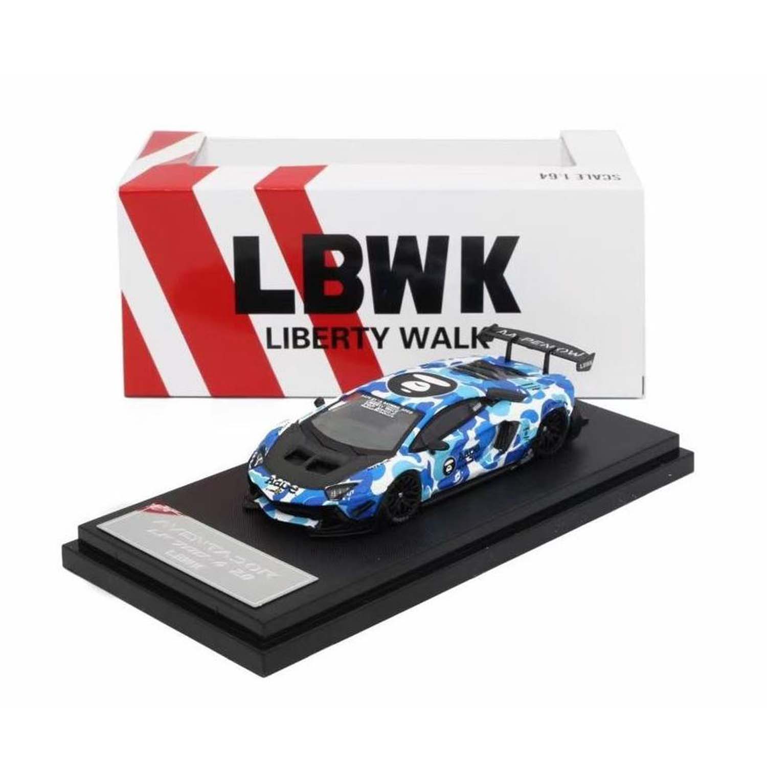 Lamborghini Aventador LP700-4 Liberty Walk 2.0 Louis Vuitton VV Model 1/18