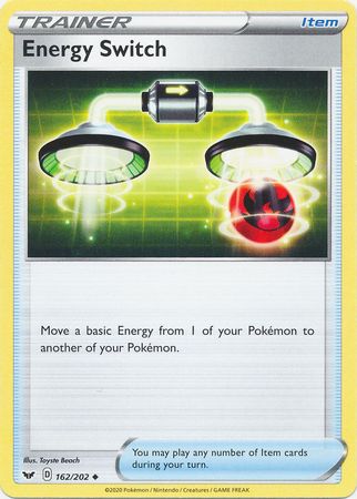 Pokemon - Energy Switch - 162/202 - Uncommon - Sword & Shield: Base Set Series