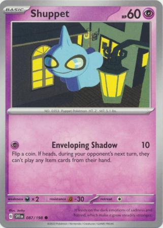 Pokemon - Shuppet - 087/198 - Common - Scarlet & Violet (Base Set) Series