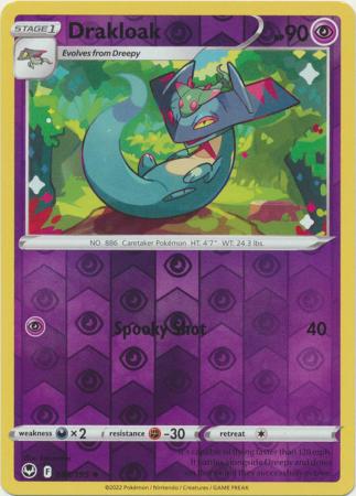 Pokemon - Drakloak - 088/195 - Uncommon Reverse Holo - Sword & Shield: Silver Tempest Series