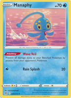 Pokemon - Manaphy - 041/172 - Rare - Sword & Shield: Brilliant Stars Series