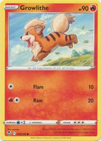 Pokemon - Growlithe - 019/195 - Common - Sword & Shield: Silver Tempest Series