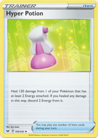 Pokemon - Hyper Potion - 166/202 - Uncommon - Sword & Shield: Base Set Series