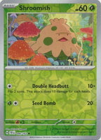 Pokemon - Shroomish - 006/162 - Common Reverse Holo - Scarlet & Violet: Temporal Forces Singles