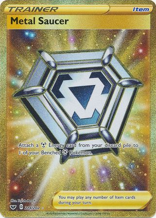 Pokemon - Metal Saucer - 214/202 - Secret Rare - Sword & Shield: Base Set Series