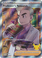 Pokemon - Professor's Research - 24/25 - Full Art Ultra Rare - Celebrations Series