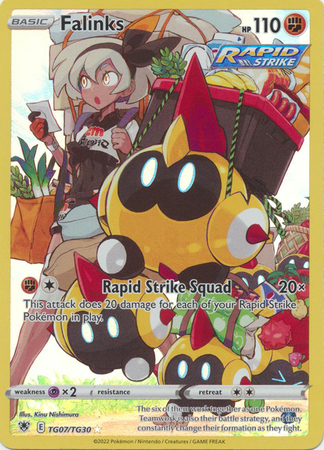 Pokemon - Falinks - TG07/TG30 - Holo Rare - Sword & Shield: Astral Radiance Series
