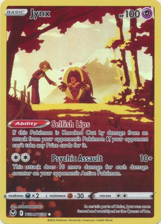 Pokemon - Jynx - TG04/TG30 - Holo Rare - Sword & Shield: Silver Tempest Series