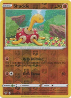 Pokemon - Shuckle - 085/185 - Uncommon Reverse Holo - Sword & Shield: Vivid Voltage Series