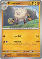 Pokemon - Primeape - 107/193 - Uncommon - Scarlet & Violet: Paldea Evolved Series