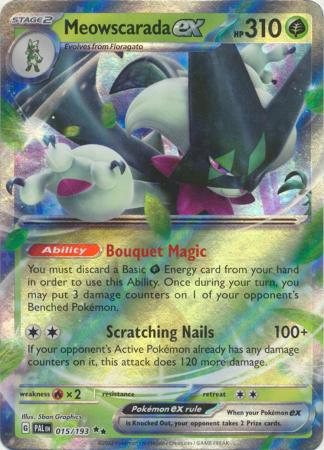 Pokemon - Meowscarada ex - 015/193 - Ultra Rare - Scarlet & Violet: Paldea Evolved Series