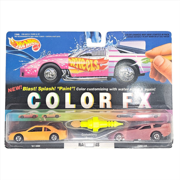 Hot Wheels - '93 T-Bird & Funny Car - 1993 Color FX 2-Pack Series