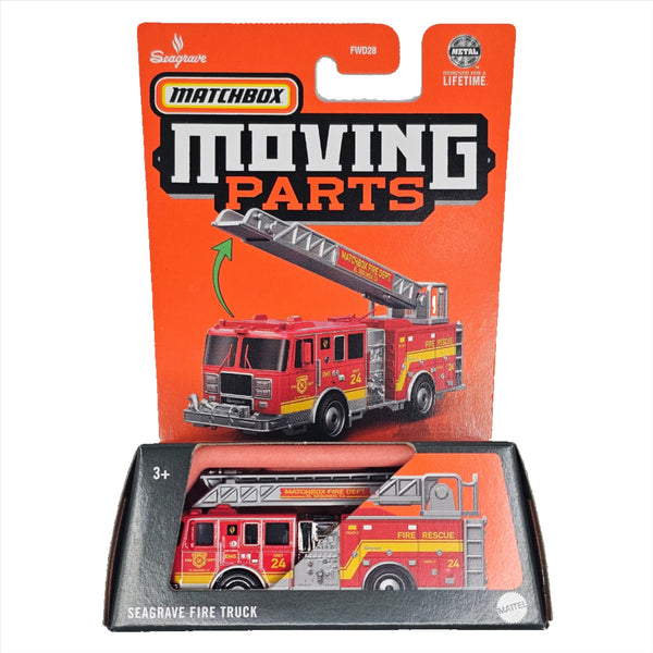 Matchbox - Seagrave Fire Truck - 2024 Moving Parts Series