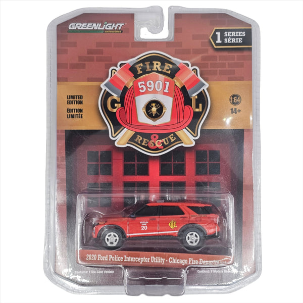 Greenlight - 2020 Ford Police Interceptor Utility - 2021 Fire & Rescue Series
