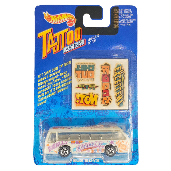 Hot Wheels - Bus Boys - 1993 Tattoo Machines *Card Variation*