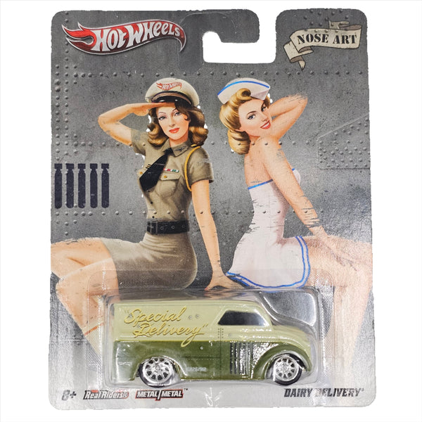 Hot Wheels - Dairy Delivery - 2012 Pin-Up / Nose Art Series