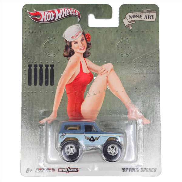 Hot Wheels - '67 Ford Bronco - 2012 Pin-Up / Nose Art Series
