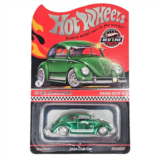 Hot Wheels - Kawa-Bug-A w/ Patch & Button - 2024 *Red Line Club Exclusive*