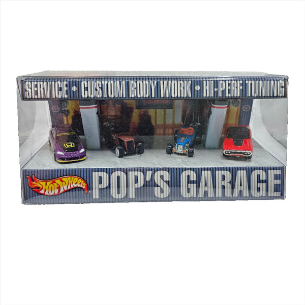 Hot Wheels - Pop's Garage 4-Car Set - 2002 *Target Exclusive*
