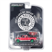 Greenlight - 1991 GMC Sonoma with 1920 Indian Scout - 2021 *Chase*