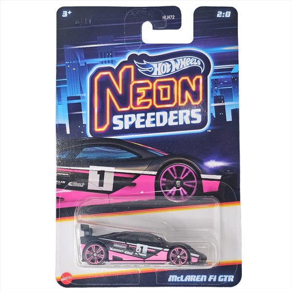 Hot Wheels - McLaren F1 GTR - 2024 Neon Speeders Series
