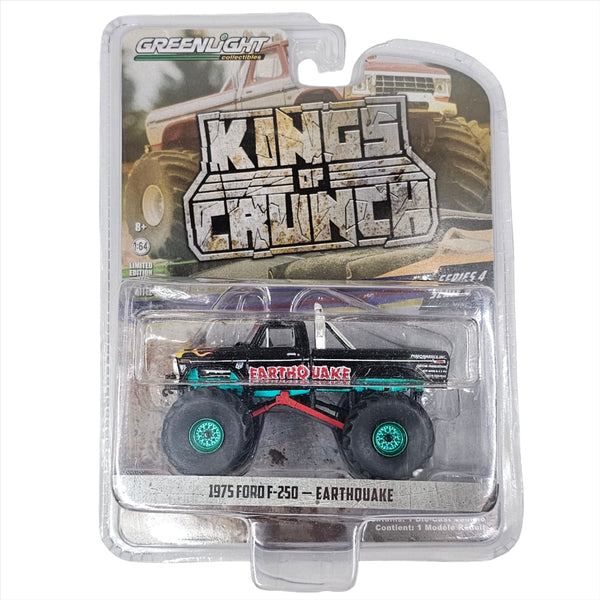 Greenlight - 1975 Ford F-250 "Earthquake" - 2019 Kings of Crunch Series *Chase*