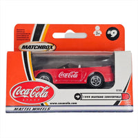 Matchbox - 1999 Ford Mustang - 2000 Coca-Cola Series