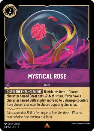 Lorcana - Mystical Rose - 64/204 - Rare - Ursula's Return