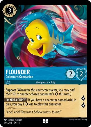 Lorcana - Flounder (Collector's Companion) - 144/204 - Uncommon - Ursula's Return