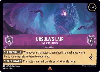 Lorcana - Ursula's Lair - 68/204 - Rare - Ursula's Return