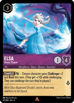 Lorcana - Elsa (Storm Chaser) - 42/204 - Rare - Ursula's Return