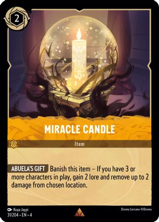 Lorcana - Miracle Candle - 31/204 - Rare - Ursula's Return