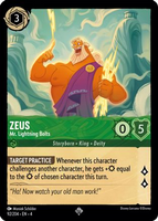 Lorcana - Zeus (Mr. Lightning Bolts) - 92/204 - Super Rare - Ursula's Return