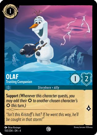 Lorcana - Olaf (Trusting Companion) - 150/204 - Common - Ursula's Return