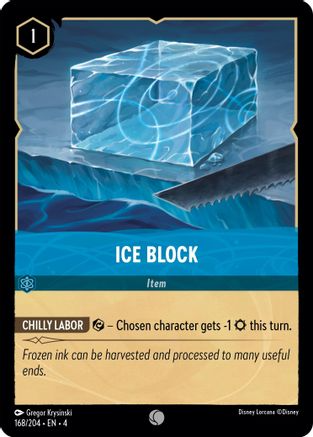 Lorcana - Ice Block - 168/204 - Common - Ursula's Return