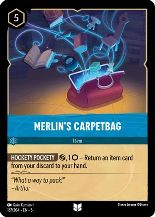 Lorcana - Merlin's Carpetbag - 167/204 - Uncommon - Shimmering Skies