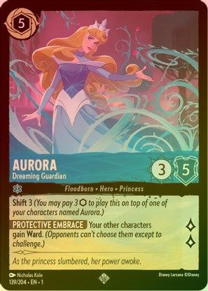 Lorcana - Aurora (Dreaming Guardian) - 139/204 - Super Rare (Foil) - The First Chapter
