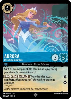 Lorcana - Aurora (Dreaming Guardian) - 139/204 - Super Rare - The First Chapter