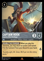 Lorcana - Captain Hook (Captain of the Jolly Roger) - 173/204 - Rare - The First Chapter