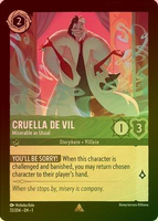 Lorcana - Cruella de Vil (Miserable as Usual) - 72/204 - Rare (Foil) - The First Chapter