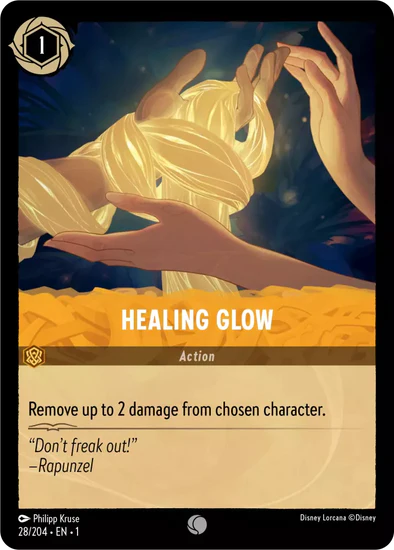 Lorcana - Healing Glow - 28/204 - Common - The First Chapter