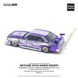 Pop Race - Nissan Skyline C210 Kaido Racer (Bosozoku Style) - Purple Chrome - *Pre-Order*