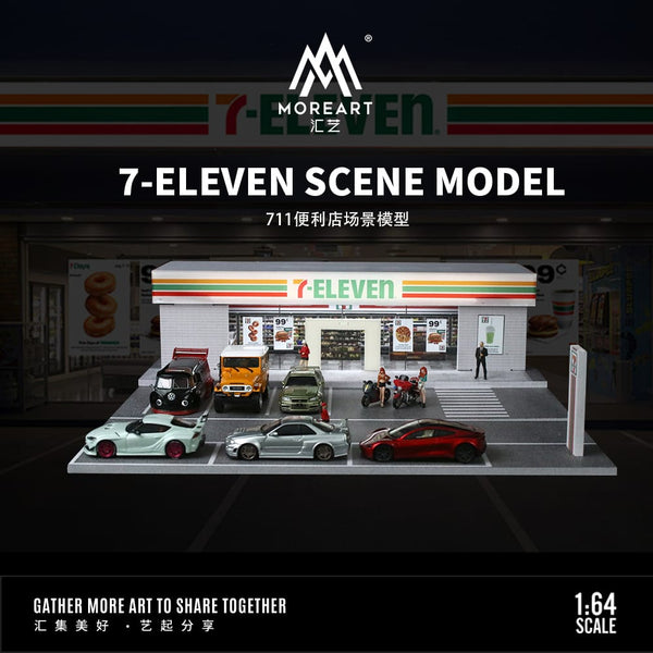 MoreArt - 7-Eleven Scene Model w/ Led Lighting *Pre-Order*