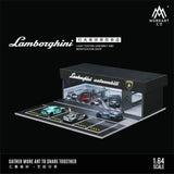 MoreArt - Lamborghini Light Assemby and Modifcation Shop Diorama w/ Led Lighting *Pre-Order*