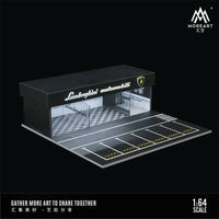 MoreArt - Lamborghini Light Assemby and Modifcation Shop Diorama w/ Led Lighting *Pre-Order*