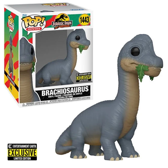 Funko - Brachiosaurus (Jurassic Park) - 6-Inch Pop! Vinyl Figure *Entertainment Earth Exclusive*