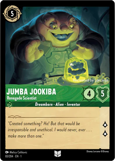 Lorcana - Jumba Jookiba (Renegade Scientist) - 83/204 - Uncommon - The First Chapter