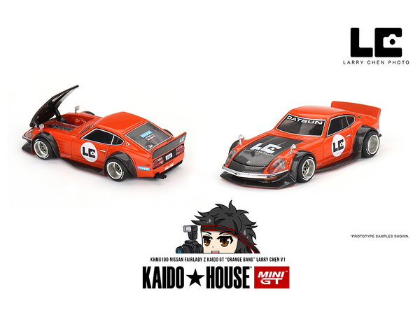 Kaido House x Mini GT - Nissan Fairlady Z Kaido GT “Orange Bang